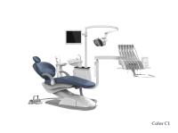 SILVERFOX 8000B-SRS0 – Стоматологическая установка с верхней подачей и с мягкой обивкой