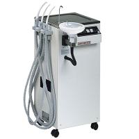 Cattani Aspi-Jet 9 - мобильный стоматологический аспиратор с автоматическим сливом, плевательницей и наполнением стакана.