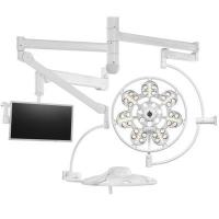 Эма ЭМАЛЕД 500/500/x - операционный светильник с консолью для монитора, потолочный, двухкупольный