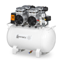 Компрессор стоматологический воздушный безмасляный JW-032С 200л с осушителем