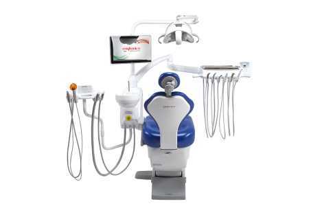 Miglionico NiceGlass P - стоматологическая установка с нижней подачей инструментов