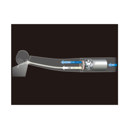 DynaLED M600LG B2 – турбинный наконечник со стандартной головкой с оптикой