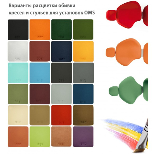 OMS Tempo PX New - стоматологическая установка с нижней подачей инструментов