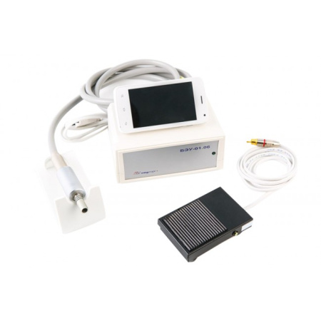 Медторг БЭУ-01.06 220В - настольный блок управления для щеточных микромоторов ДП, беспроводное управление со смартфона (смартфон в комплекте)