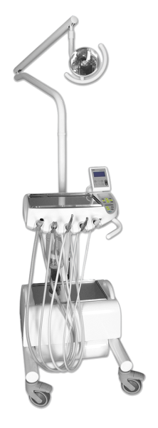 CHIROMEGA 654 - стоматологическая установка с подкатным модулем (CART)