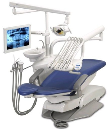 A-dec 200 - стоматологическая установка с верхней подачей инструментов