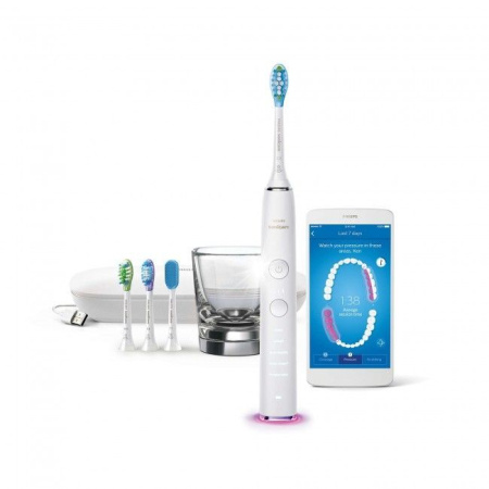 Philips Sonicare DiamondClean Smart HX9924/07 - звуковая зубная щетка с 4-мя насадками и дорожным чехлом