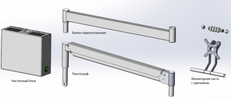 Медкрон DS-Pant-Titan – кронштейн для крепления портативного аппарата