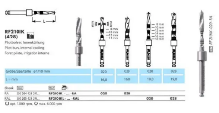 RF210IKL-020 RAL Пилотный бор NTI
