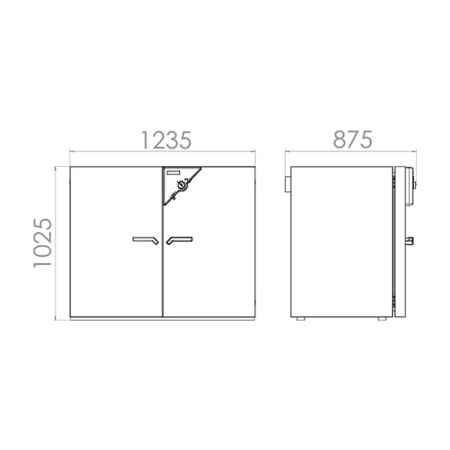 Binder ED 400 - стерилизатор горячим воздухом, 400 л