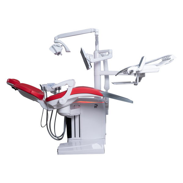 Miglionico NiceTouch — Стоматологическая установка с верхней подачей инструментов и с лифтовым механизмом подъёма кресла