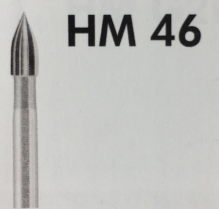 HM46 018 FG 314 Бор твердосплавный  Meisinger (5 шт) о/х