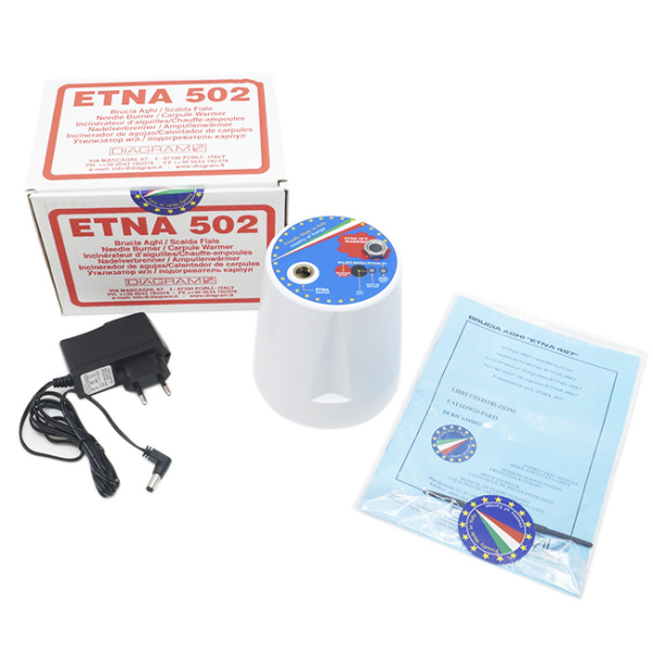 Diagram ETNA 502 - прибор для утилизации игл (деструктор игл, иглосжигатель) с функцией подогрева для карпул