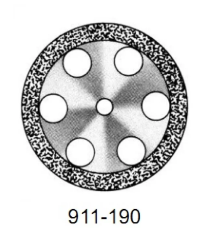 911-190 DISC 200 (0.55 mm) двухстор.край