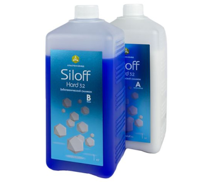 Силоф силикон дублирующий Siloff Hard 32 1 кг + 1 кг