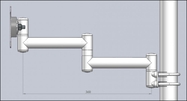 Медкрон DS-30-2 – кронштейн для стоматологической установки