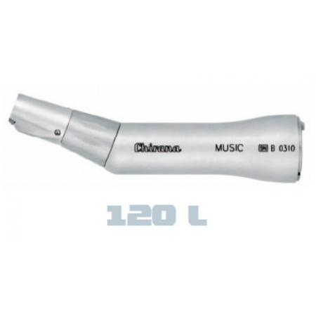 Chirana 120 L (Ti) - угловой наконечник с фиброопткой, 1:1 (нижняя часть), титановый корпус