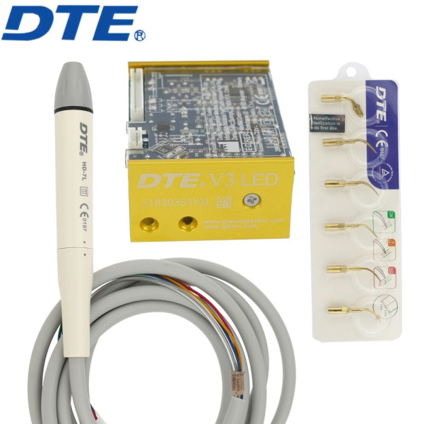 Woodpecker DTE-V3 LED - Cкалер ультразвуковой встраиваемый с подсветкой