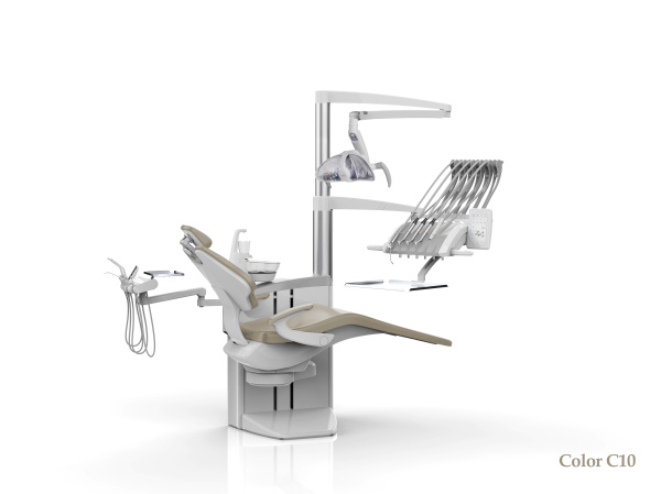 SILVERFOX S8 PRO – Стоматологическая установка с верхней подачей и электрической системой управления инструментами, подачей воздуха и воды