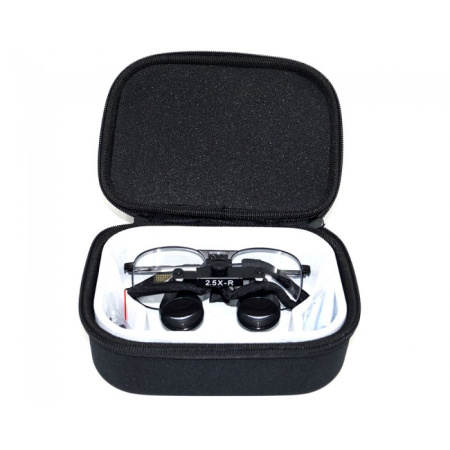 DentLight iZoom Flip-up Loupes Metal Frame - стоматологические бинокулярные лупы системы Flip-up на металлической оправе, увеличение 2.5х