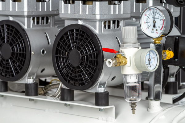 Компрессор стоматологический воздушный безмасляный JW-032С 200л с осушителем