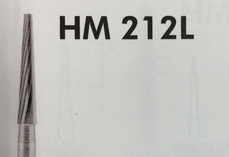 HM212 016 L FG 314 Бор твердосплавный  Meisinger (5шт) о/х