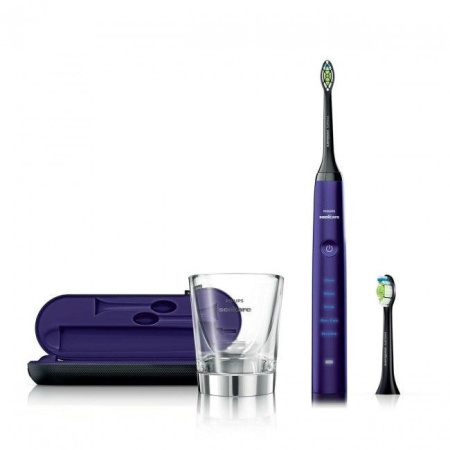 Philips Sonicare DiamondClean Ametist HX9372/04 - звуковая зубная щетка с 2-мя насадками и дорожным чехлом