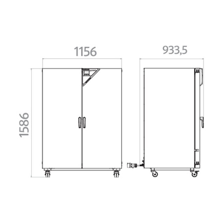 Binder FED 720 - стерилизатор горячим воздухом, 720 л